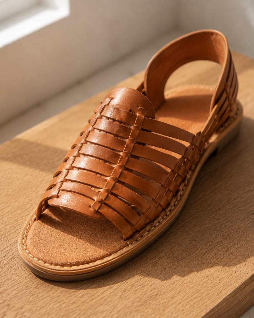 Los mejores materiales para el forro de planta de huaraches y sandalias